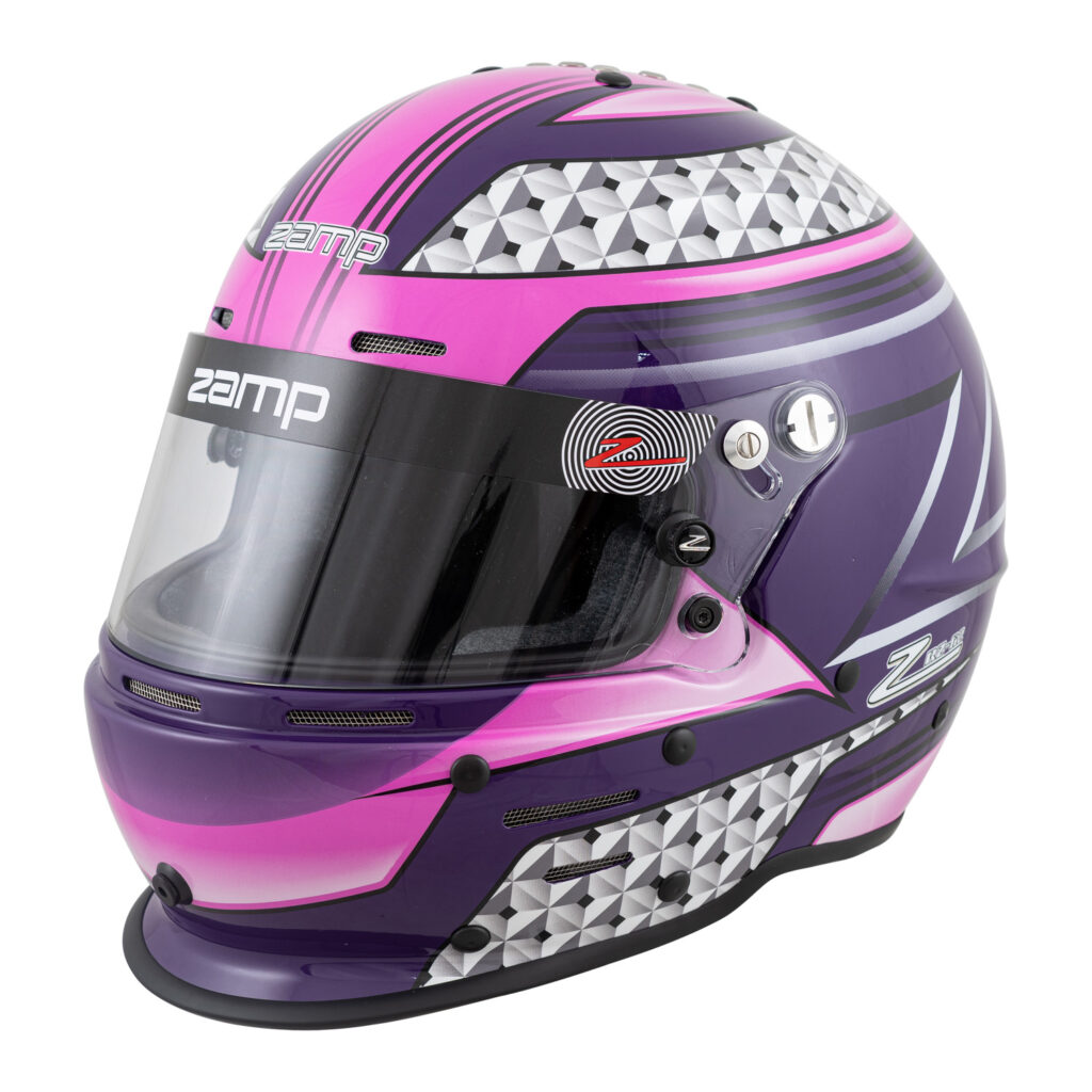 RZ-62 Pink/Purple racing helmet by Zamp Helmets