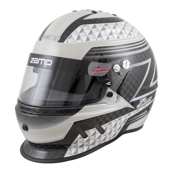 RZ 65D Black/Grey Carbon racing helmet from Zamp Helmets