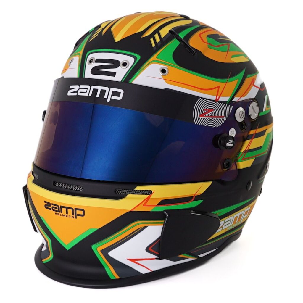 RZ 70E Switch Green / Black / Yellow - Zamp Helmets UK | Helmet 28 £589