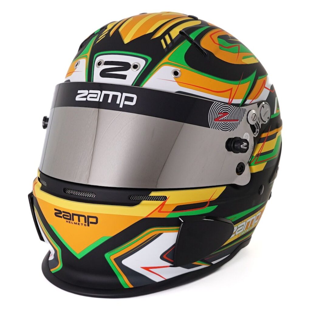 RZ 70E Switch Green / Black / Yellow - Zamp Helmets UK | Helmet 28 £589