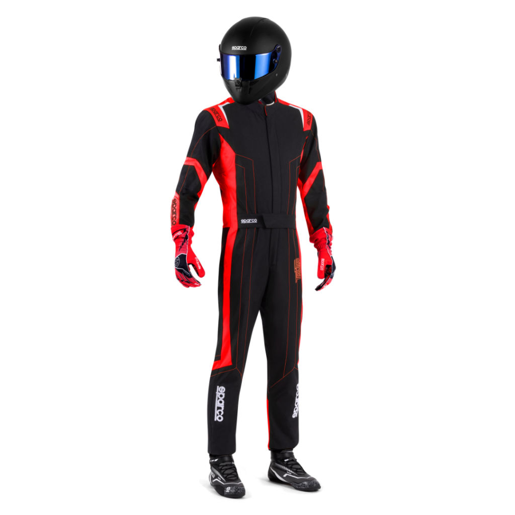 Tuta Da Kart Sparco K43 Thunder Taglia M - Colore Grigio/giallo Fluo In CORDURA