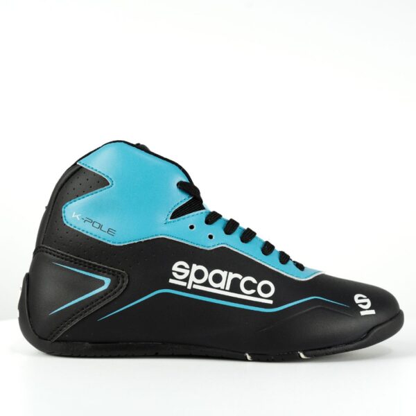 Sparco K-Pole Kart Boots Black/Blue - Image 2