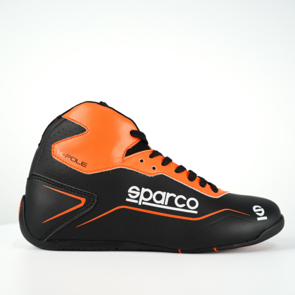 Sparco K-Pole Kart Boots Black/Fluo Orange - Image 2