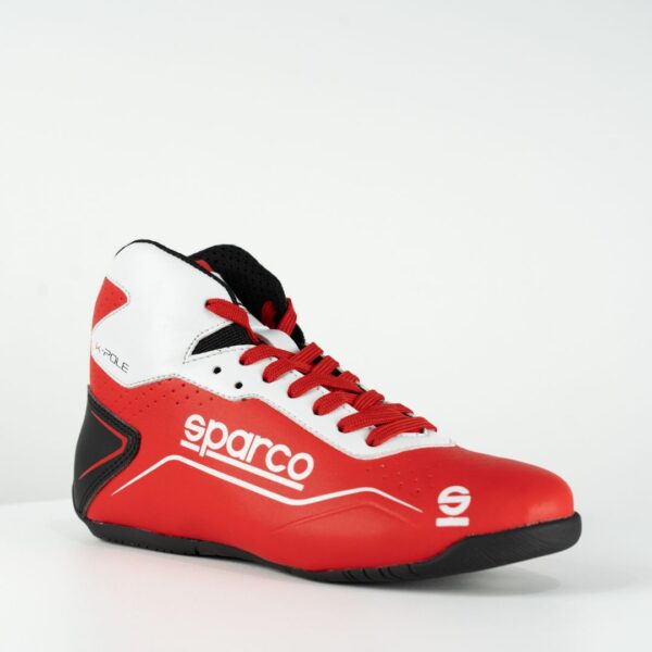 Sparco K-Pole Kart Boots Red/White