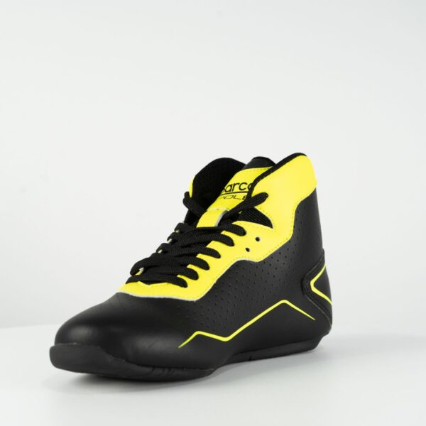 Sparco K-Pole Kart Boots Black / Fluro Yellow - Image 5