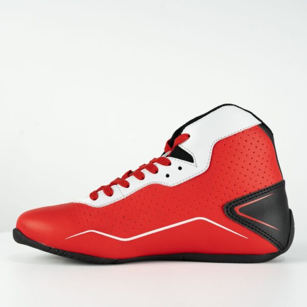 Sparco K-Pole Kart Boots Red/White - Image 6