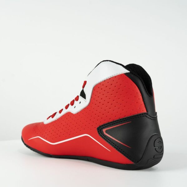 Sparco K-Pole Kart Boots Red/White - Image 7