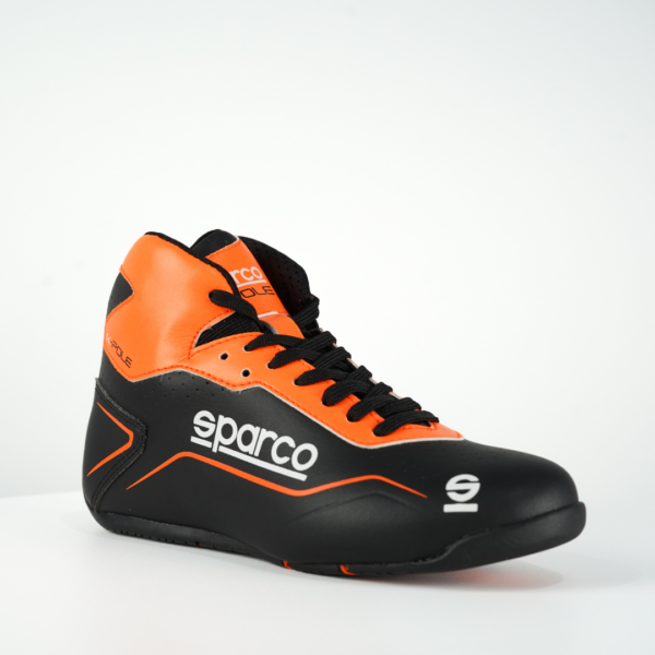 Sparco K-Pole Kart Boots Black/Fluo Orange