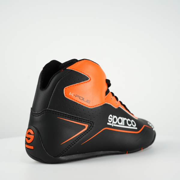 Sparco K-Pole Kart Boots Black/Fluo Orange - Image 8